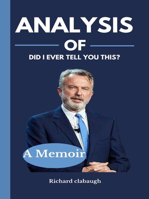 cover image of ANALYSIS  OF Did I Ever Tell You This?